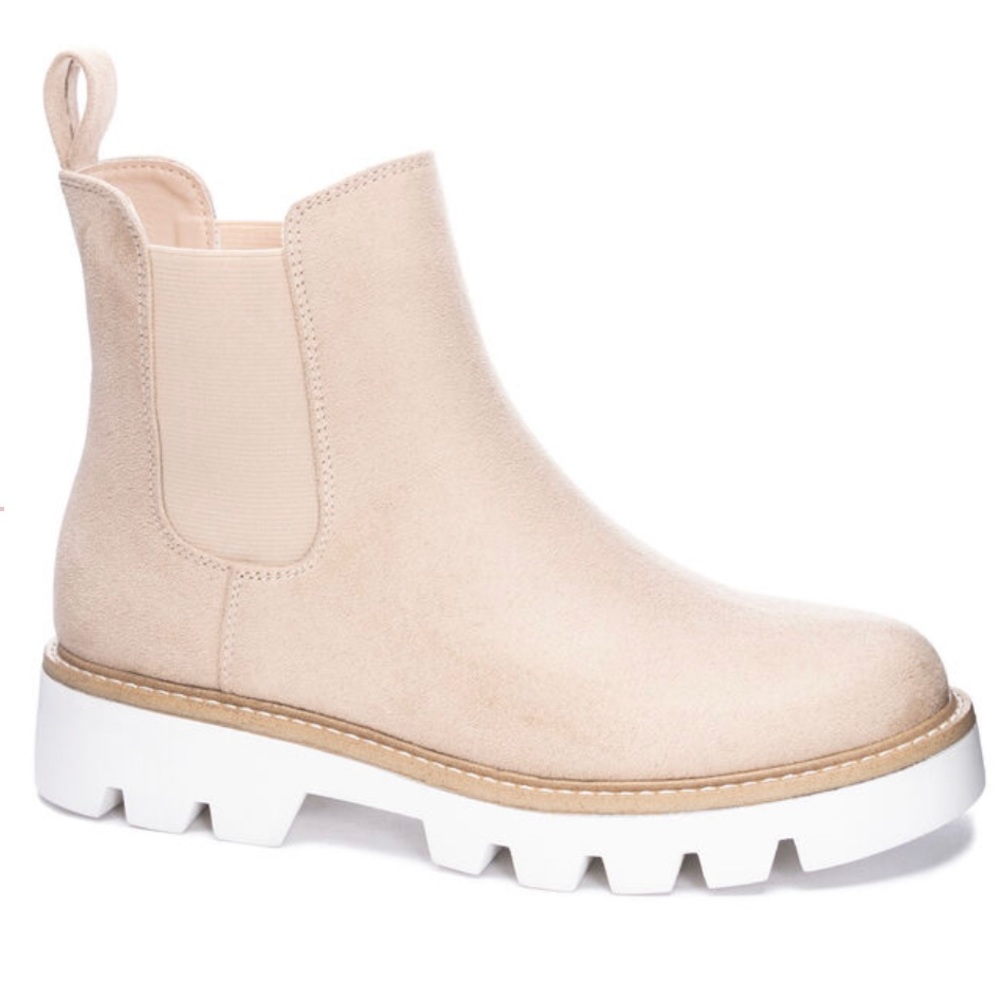Piper Cream Suede Boot